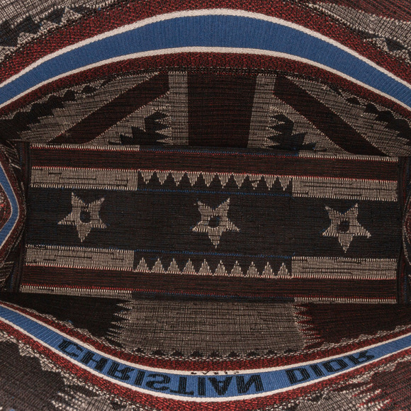 Pre-Loved Dior Large French Flag Book Tote - Picture 6 of 12